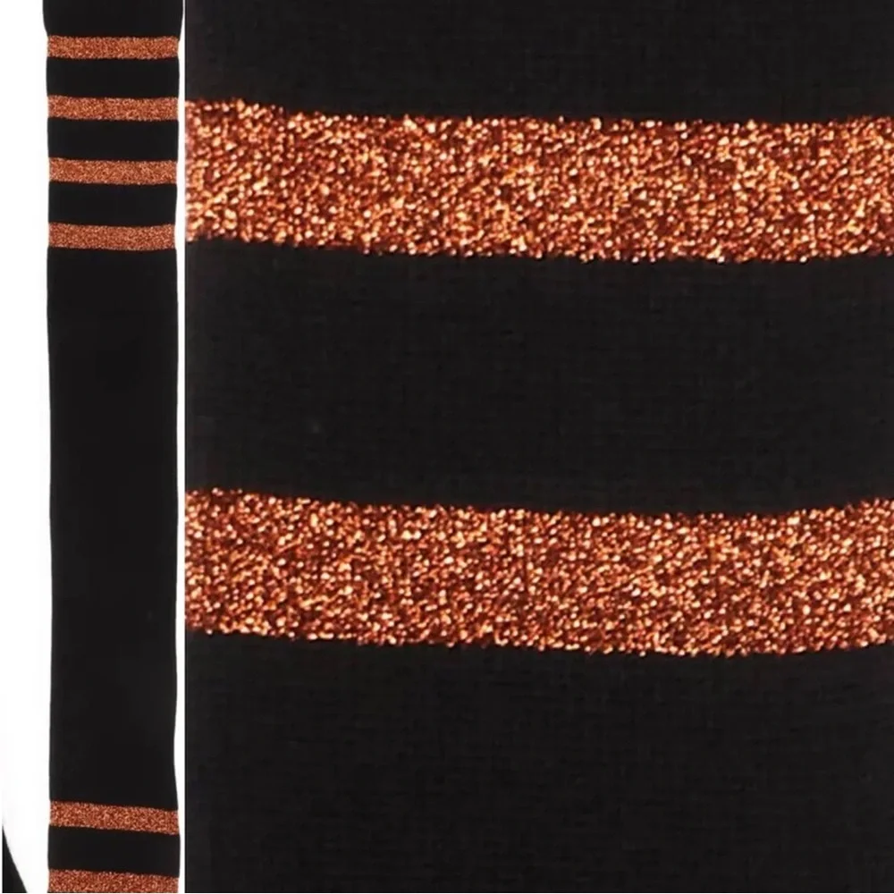 LA LIGNE MARIN WOOL AND CASHMERE SCARF BLACK/RUST NWOT